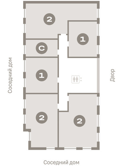 58,6 м², 2-комнатная квартира 8 800 000 ₽ - изображение 73