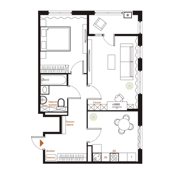 85,7 м², 3-комнатная квартира 25 830 000 ₽ - изображение 44