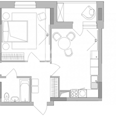 Квартира 65,7 м², 3-комнатная - изображение 5