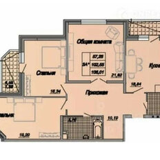 Квартира 110 м², 3-комнатная - изображение 5