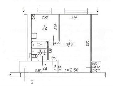 Квартира 31 м², 1-комнатная - изображение 4