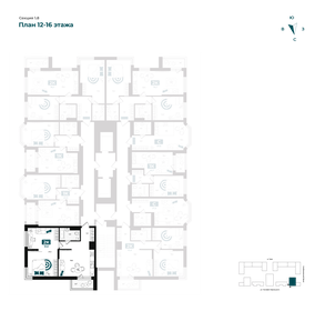 Квартира 61,8 м², 1-комнатная - изображение 2