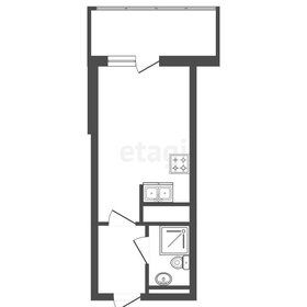 Квартира 19,2 м², студия - изображение 1
