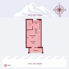 Квартира 31,1 м², студия - изображение 2