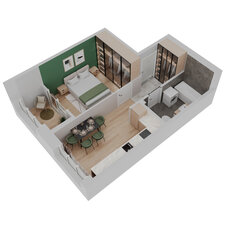 Квартира 40,1 м², 1-комнатная - изображение 4