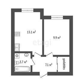 Квартира 34,2 м², 1-комнатная - изображение 1