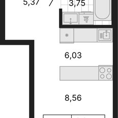 Квартира 23,7 м², студия - изображение 2