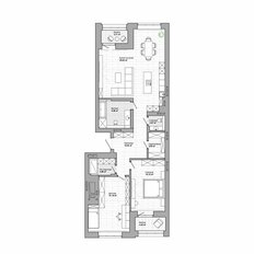 Квартира 130 м², 3-комнатная - изображение 2