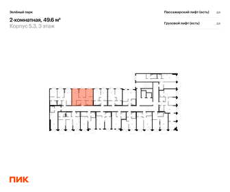 Квартира 49,6 м², 2-комнатная - изображение 2
