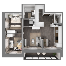 Квартира 56,6 м², 2-комнатная - изображение 2