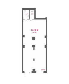 95,4 м², помещение свободного назначения - изображение 5