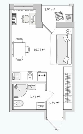 110 м², 2-комнатная квартира 35 000 000 ₽ - изображение 15
