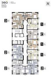 Квартира 83,2 м², 3-комнатная - изображение 2