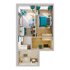 Квартира 48,7 м², 2-комнатная - изображение 4