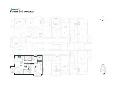 Квартира 76,5 м², 1-комнатная - изображение 2