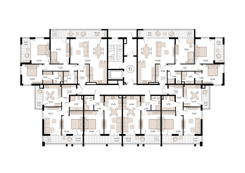 67 м², 3-комнатная квартира 10 000 000 ₽ - изображение 51