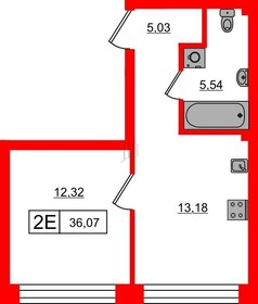 Квартира 36,1 м², 1-комнатная - изображение 1