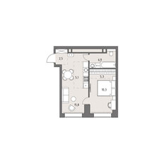 Квартира 46,1 м², 2-комнатная - изображение 2