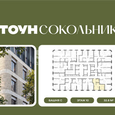 Квартира 32,8 м², студия - изображение 2