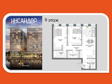 Квартира 75,2 м², 2-комнатные - изображение 1