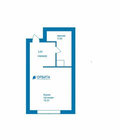 Квартира 19,1 м², студия - изображение 1