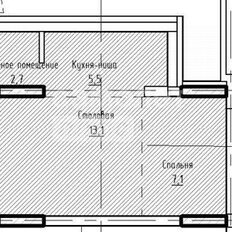 Квартира 41,2 м², 1-комнатная - изображение 1