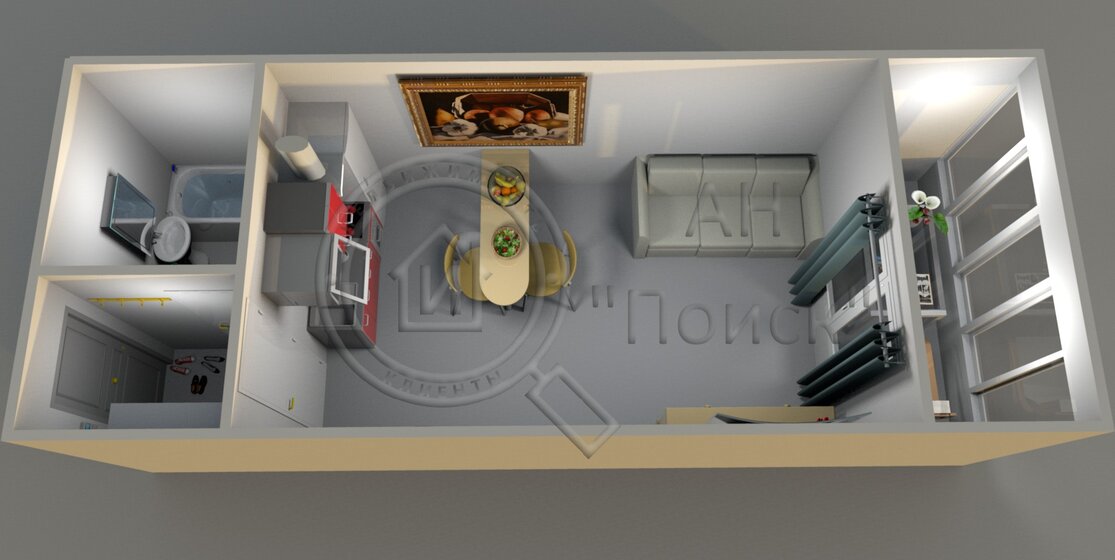 25,7 м², квартира-студия 4 512 145 ₽ - изображение 55