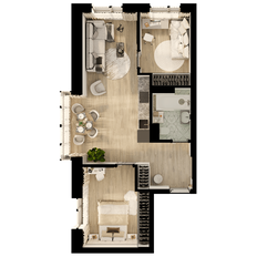 Квартира 54,5 м², 3-комнатная - изображение 5