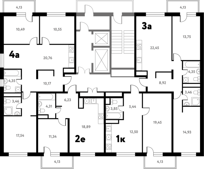 84,6 м², 3-комнатная квартира 11 440 968 ₽ - изображение 18