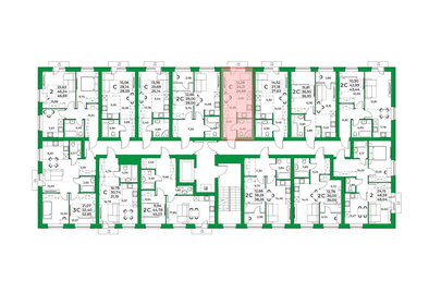 Квартира 24,7 м², 1-комнатная - изображение 2