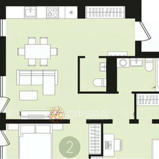 Квартира 82,3 м², 2-комнатная - изображение 5