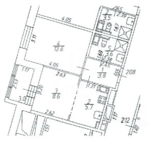Квартира 34,3 м², 2-комнатная - изображение 1