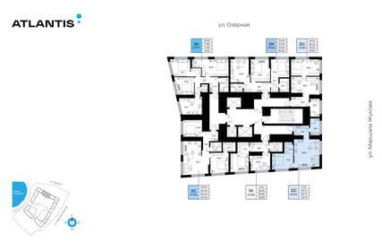 Квартира 49,7 м², 2-комнатная - изображение 2