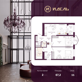 Квартира 67,2 м², 2-комнатная - изображение 1