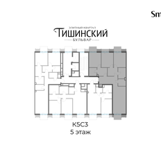 Квартира 121,9 м², 3-комнатная - изображение 3