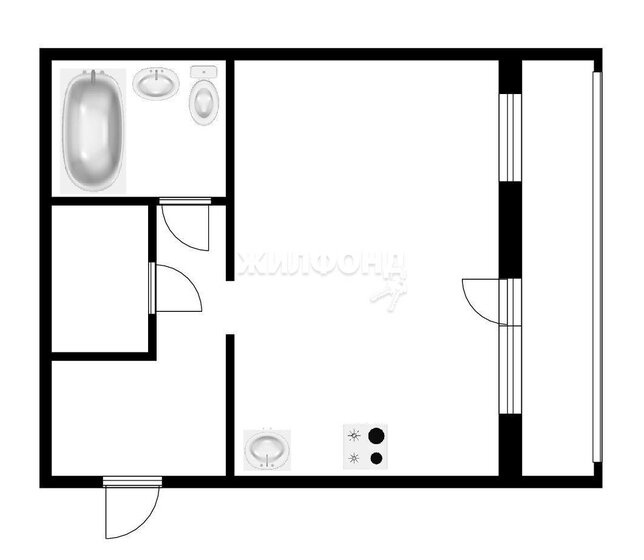 36,1 м², 1-комнатная квартира 5 048 400 ₽ - изображение 16