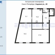 Квартира 67,3 м², 3-комнатная - изображение 2