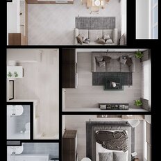 Квартира 53,3 м², 2-комнатная - изображение 3