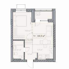Квартира 35,8 м², 1-комнатная - изображение 1