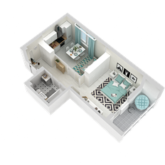 Квартира 38,4 м², 1-комнатная - изображение 5