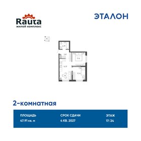 Квартира 47,9 м², 2-комнатная - изображение 1