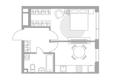 Квартира 36,1 м², 1-комнатная - изображение 1