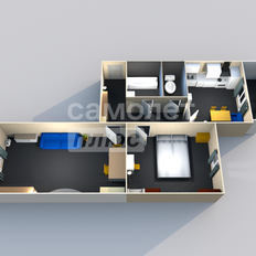 Квартира 58,4 м², 2-комнатная - изображение 5