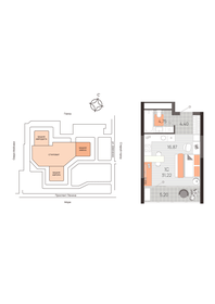 Квартира 31,2 м², студия - изображение 1