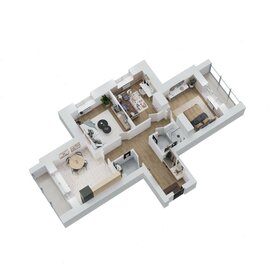 Квартира 71,1 м², 3-комнатная - изображение 3