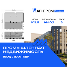 1440,7 м², производственное помещение - изображение 1