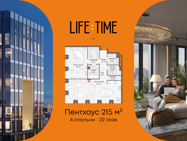 Квартира 214,5 м², 4-комнатная - изображение 1