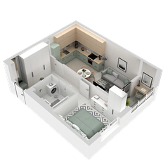 Квартира 40,3 м², 1-комнатная - изображение 5