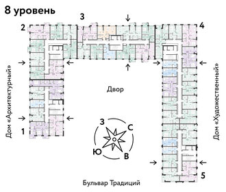 Квартира 46,3 м², 1-комнатная - изображение 2