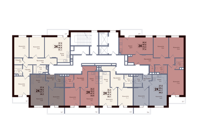 Квартира 87,2 м², 3-комнатная - изображение 2